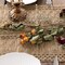 Boho Table Runner Fall Thanksgiving Farmhouse Burlap Jute Bamboo Rustic Dining Kitchen Centerpiece Decor Small Macrame Woven Coffee Table Runner for Dresser Scarf Home Decor 12x36 inch